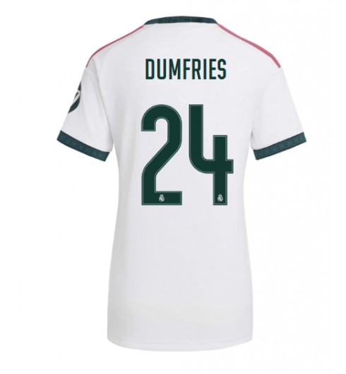 Real Madrid Denzel Dumfries #24 Domácí Dres pro Dámské 2026-27 Krátký Rukáv Real Madrid Denzel Dumfries #24 Domácí Dres pro Dámské 2026-27 Krátký Rukáv